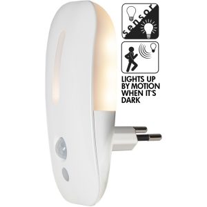 LED nakts lampa ar kustību un krēslas sens. Star Trading Nightlight 0.9W, 2700K, 20lm, IP20