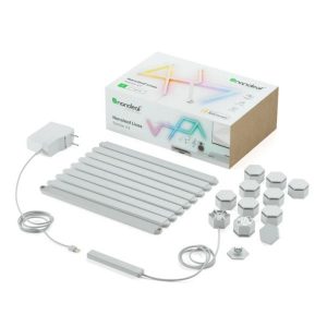 Viedo gaismas paneļu komplekts Nanoleaf Lines Starter Kit (9 panels), 16M+ krāsas