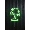 LED Neona palma siluets Star Trading FlatNeonLED, 65cm, 384LED, zaļa, IP44