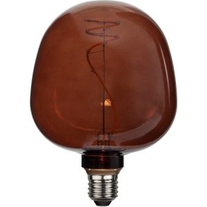 Dekoratīvā LED spuldze Star Trading Cognac Apple E27, 17cm, G125, 2W, 45lm, 1800K