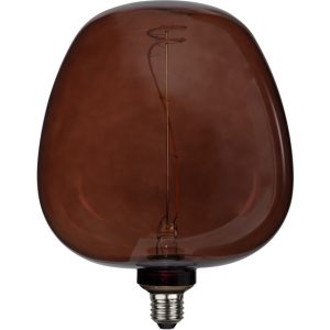 Dekoratīvā LED spuldze Star Trading Cognac Apple E27, 24.5cm, G190, 2W, 45lm, 1800K