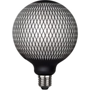 Dekoratīvā LED spuldze Star Trading G125 Graphic, 17.2cm, 4W, 180lm, 2700K, dimmējama