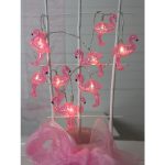 Led virtene Flamingo Star Trading FunLight, WW, 1.8m, 10LED, IP20, 3xAA, ar taimeri
