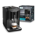 Espresso kafijas automāts Siemens EQ.300 Piano Black, 1300W, TI355209RW, melns