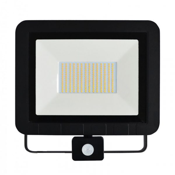 LED āra prožektors ar sensoru Asalite LED Reflector 100W, 8000lm, 4500K, IP65, 12m