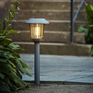 LED dārza gaismeklis ar saules bateriju Star Trading Filip 60cm, 30lm, IP44