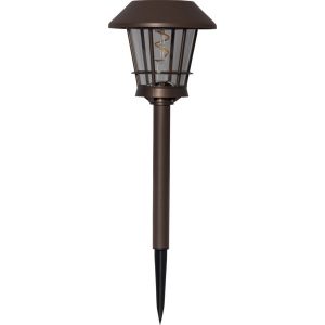 LED dārza gaismeklis ar saules bateriju Star Trading Fergus 35cm, 10lm, IP44
