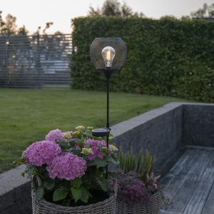 LED dārza gaismeklis ar saules bateriju Star Trading Stick Sunlight- Path 76cm, 5lm, IP44