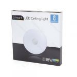 Viedā griestu lampa Aigostar Smart Ceiling WiFi 18W, 1300lm, RGB+CCT, 3000-6500K, IP20