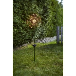 LED āra gaismeklis ar saules bat. Salūts Star Trading Firework Solar WW 1m, 90LED, IP44
