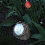 Dekoratīvais LED akmens ar saules bateriju Star Trading Rocky, 11cm, IP44