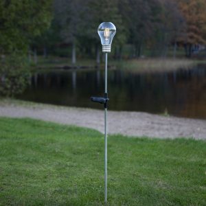 LED dārza gaismeklis ar saules bateriju Star Trading Fille 80cm, IP44