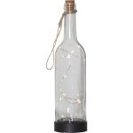 Dekoratīvais LED gaismeklis ar saules bateriju Star Trading Bottle, 31cm, IP44, 10LED