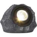 Dekoratīvais LED akmens ar saules bateriju Star Trading Rocky, 20cm, IP44, 18lm