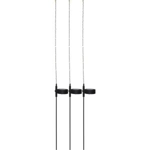 Dekoratīvie gaismekļi ar saules baterijām Star Trading Flexy 3gb., 80cm, IP44