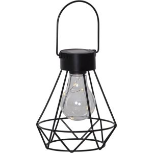 Dekoratīvais gaismeklis ar saules bateriju Star Trading laterna Eddy 15,50cm, IP44, 5LED