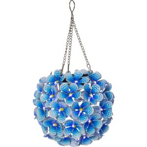Dekoratīvais gaismeklis ar saules bateriju Star Trading Hortensia 16cm, IP44