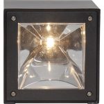 LED sienas gaismeklis ar saules bateriju Star Trading Wally Cube 10cm, 20lm, IP44