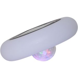 Dekoratīvais gaismeklis ar saules bateriju Star Trading Pool light 19cm, RGB+W, IPX5