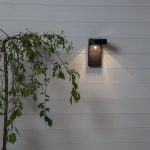 LED sienas gaismeklis ar saules bat. un kustības sens. Star Trading Vici 20cm, 300lm, WW, IP44