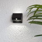 LED sienas gaismeklis ar saules bat. un kustības sens. Star Trading Wally 11cm, 50/5lm, IP44