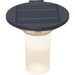 LED sienas gaismeklis ar saules bat. un kustības sens. Star Trading Valta 20cm, 400lm, WW, IP44