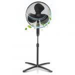 Grīdas ventilators Aigostar Molly 50W, 1.3m, 1200apgr./min., 3 ātrumi, melns