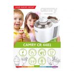 Saldējuma pagatavošanas mašīna Camry Premium Ice cream maker 0.7l, 90W, CR 4481