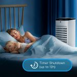 Gaisa dzesētājs Aigostar Olaf 2in1 60W, 57cm, oscilējošs 65°, 1250 apgr./min., 3.5l, ar pulti