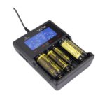 Universālais bateriju lādētājs ar aizsardzību XTAR VC4 LCD, Li-ion/Ni-MH, USB, 4.2V