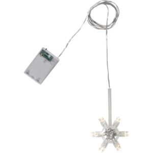 Piederums LED papīra zvaigznēm Star Trading Lighty 1.5m, 12LED, 3xAA, ar taimeri