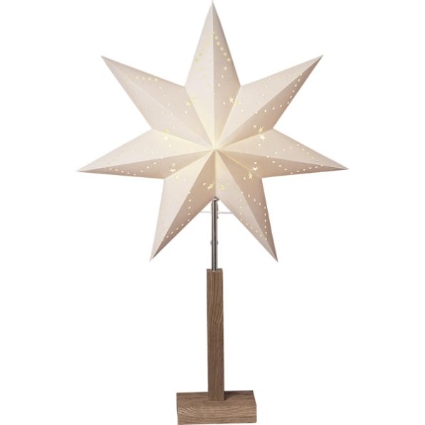 Dekoratīvā Zvaigzne Star Trading Karo balta, 70x43cm, E14, Max. 25W, IP20