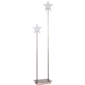 LED dekoratīvais svečturis Star Trading Karla 72cm, 2LED, IP20, vara