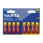 Baterijas AA Varta LongLife Max Power 4706, LR06, MN1500, Alkaline, 8gb.