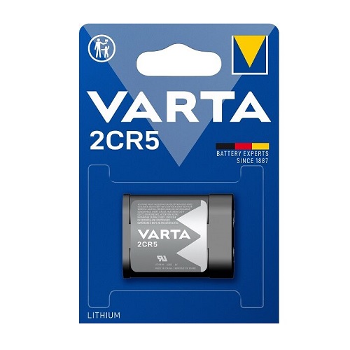 Baterija 2CR5 litija VARTA Professional/Photo Lithium 6V, 1gb., 1400mAh