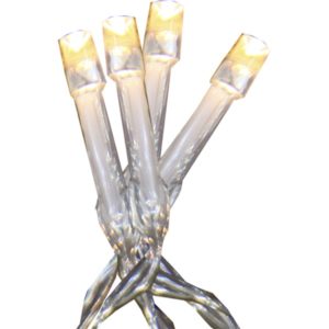 Led virtene caurspīdīga Star Trading Baze WW, 1.9m, 20LED, IP20, 2xAA