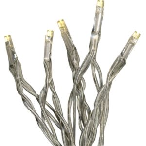 Led virtene caurspīdīga Star Trading Trendlites WW, 2.1m, 15LED, IP20, 3xAA, ar taimeri