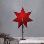 Dekoratīvā Zvaigzne Star Trading Mixa sarkana, 55x34cm, E14, Max. 25W, IP20
