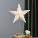 Dekoratīvā Zvaigzne Star Trading Leo balta, 65x43cm, E14, Max. 25W, IP20