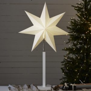Dekoratīvā Zvaigzne Star Trading Karo balta, 100x60cm, E14, Max. 25W, IP20