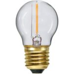 Dekoratīvā LED spuldze virtenei Star Trading E27 G45 Soft Glow 0.8W, 70lm, 2100K, IP44