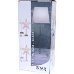 LED dekorācija Zvaigzne LEO 2in1, Star Trading, balta, 65x43cm, E14, Max. 25W, IP20
