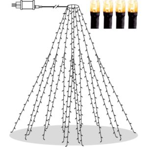 LED āra virtene Ziemassvētku eglītei Star Trading GOLDEN, 8x2m, 360LED, 1900K, IP44