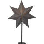 Dekoratīvā Zvaigzne Star Trading Mixa pelēka, 55x34cm, E14, Max. 25W, IP20