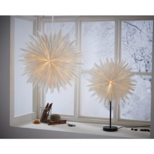 Dekoratīvā Zvaigzne Star Trading Winter balta, 62x43cm, E14, Max. 25W, IP20