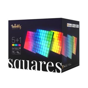 Viedie LED paneļi 6gb. Twinkly Squares Starter, Gen II, 16x16cm, 64RGB Pixels, IP20, BT+WiFi