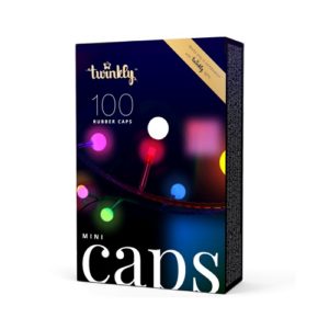 Silikona uzgaļi virtenēm Twinkly Mini Caps, 100gb., lodveida