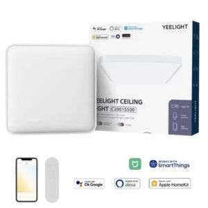 Viedā LED griestu lampa Xiaomi Yeelight YLXD038 50cm, 50W, 4000lm, 2700–6500K, Ra95, ar pulti