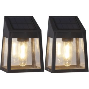 LED sienas gaismekļi ar saules baterijām 2gb. Star Trading Wally Filament 13.5cm, 10lm, IP44