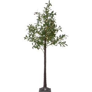 LED dekorācija mākslīgais olīvkoks Star Trading Olivec 1.8m, 178LED, WW, IP44